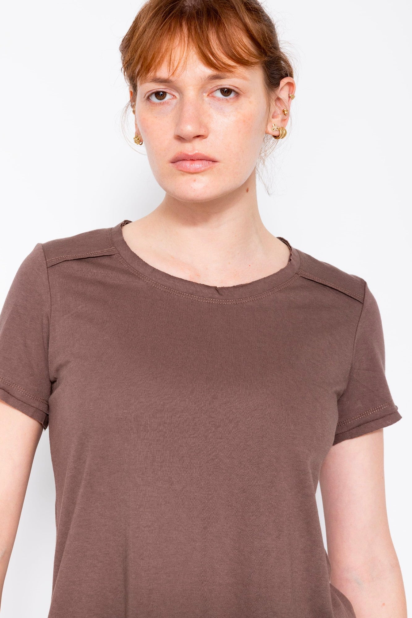 טישרט גנדי - חום