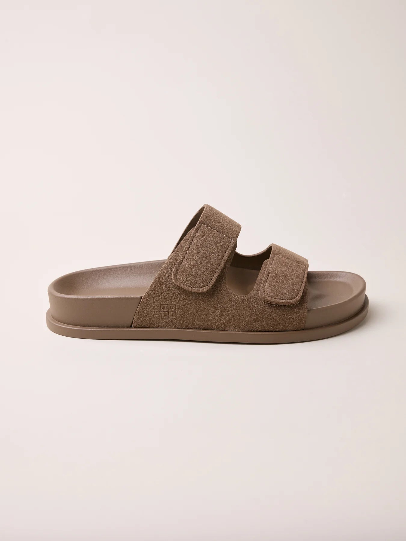 kumi Two strap slides - מוקה