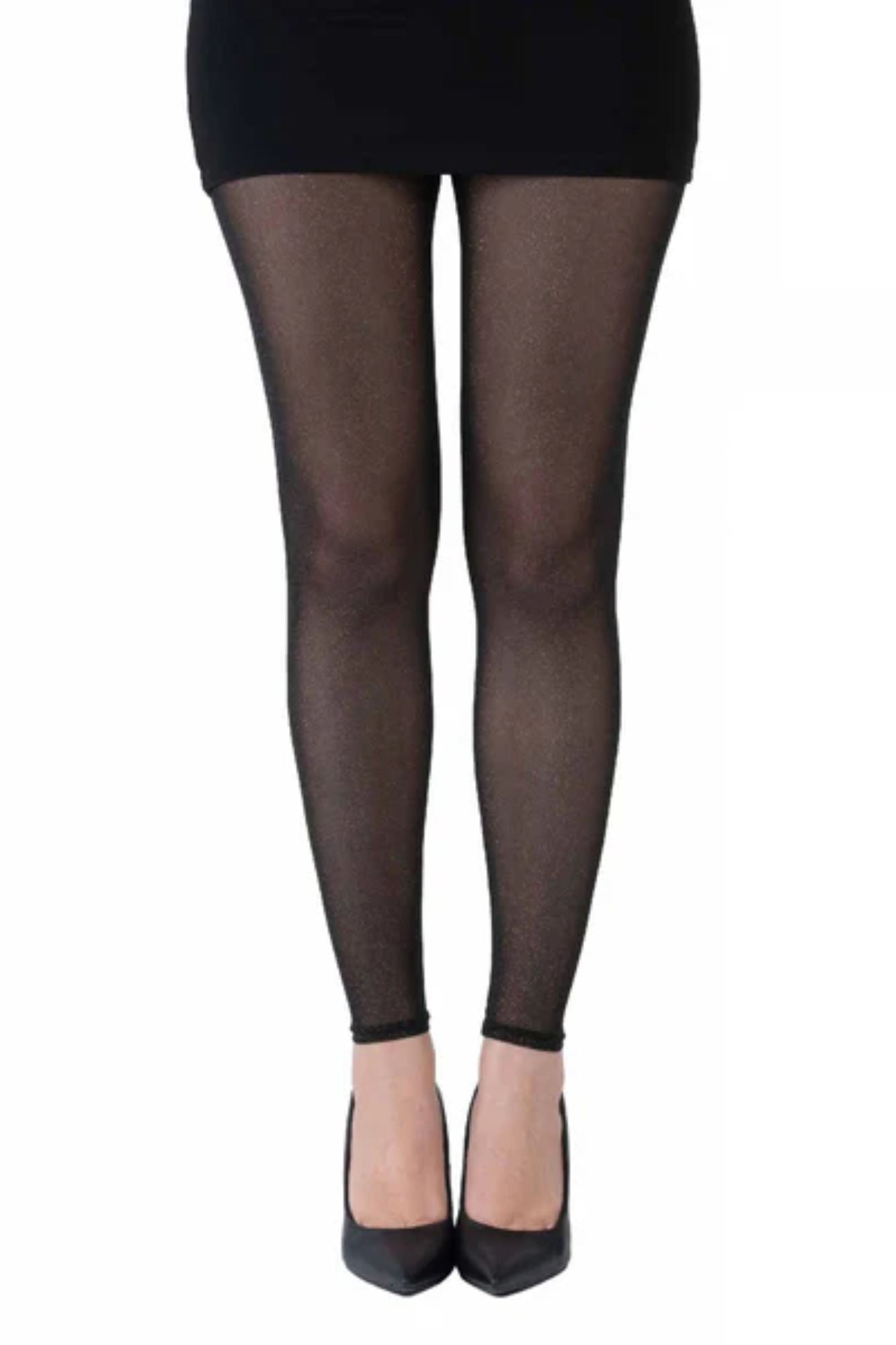טייץ ניקה - Gold lurex
