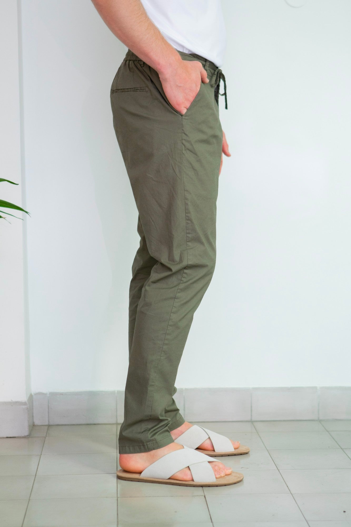 מכנסים UNISEX דגן - זית