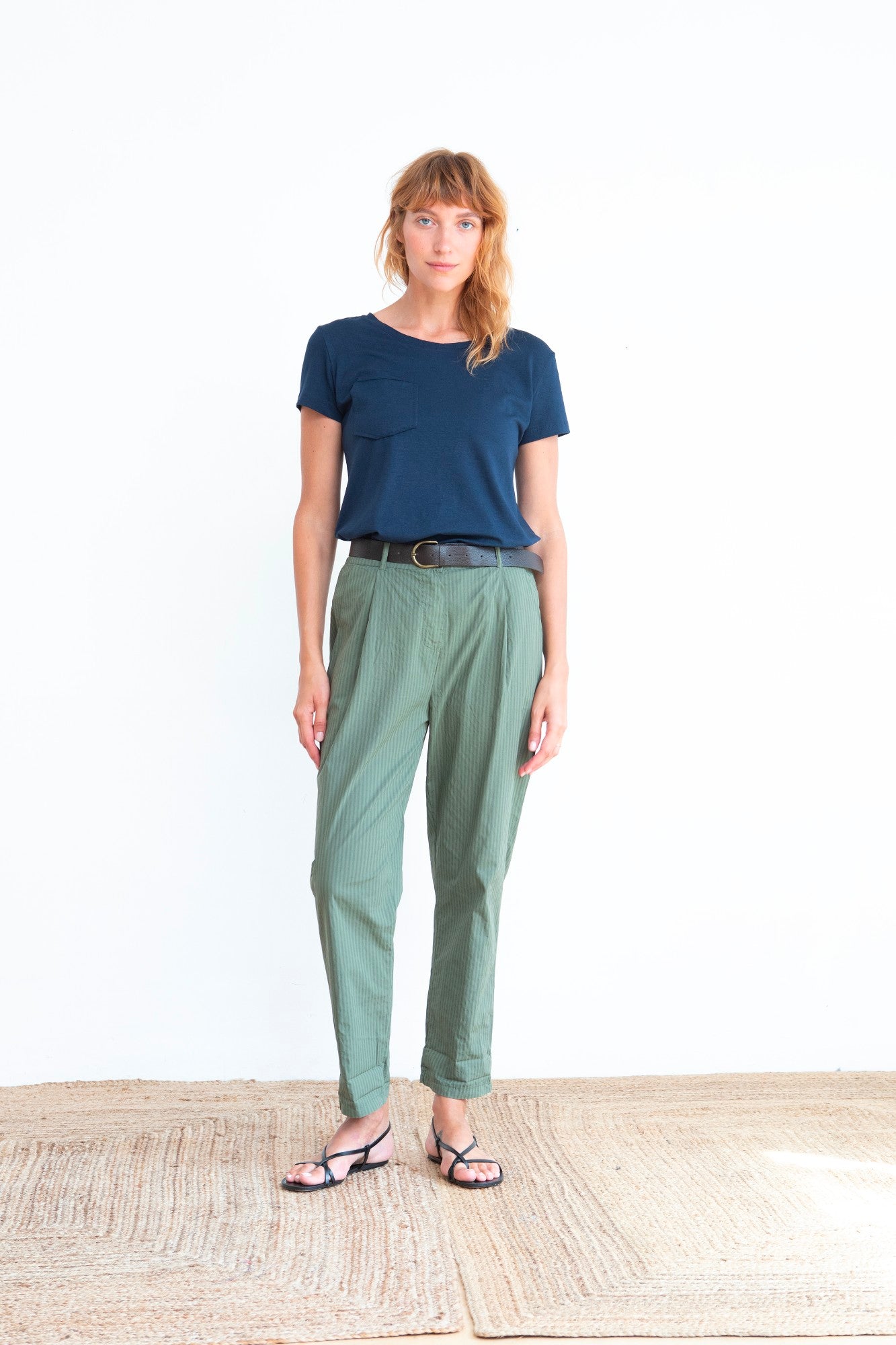 מכנסים בילוקסי - זית