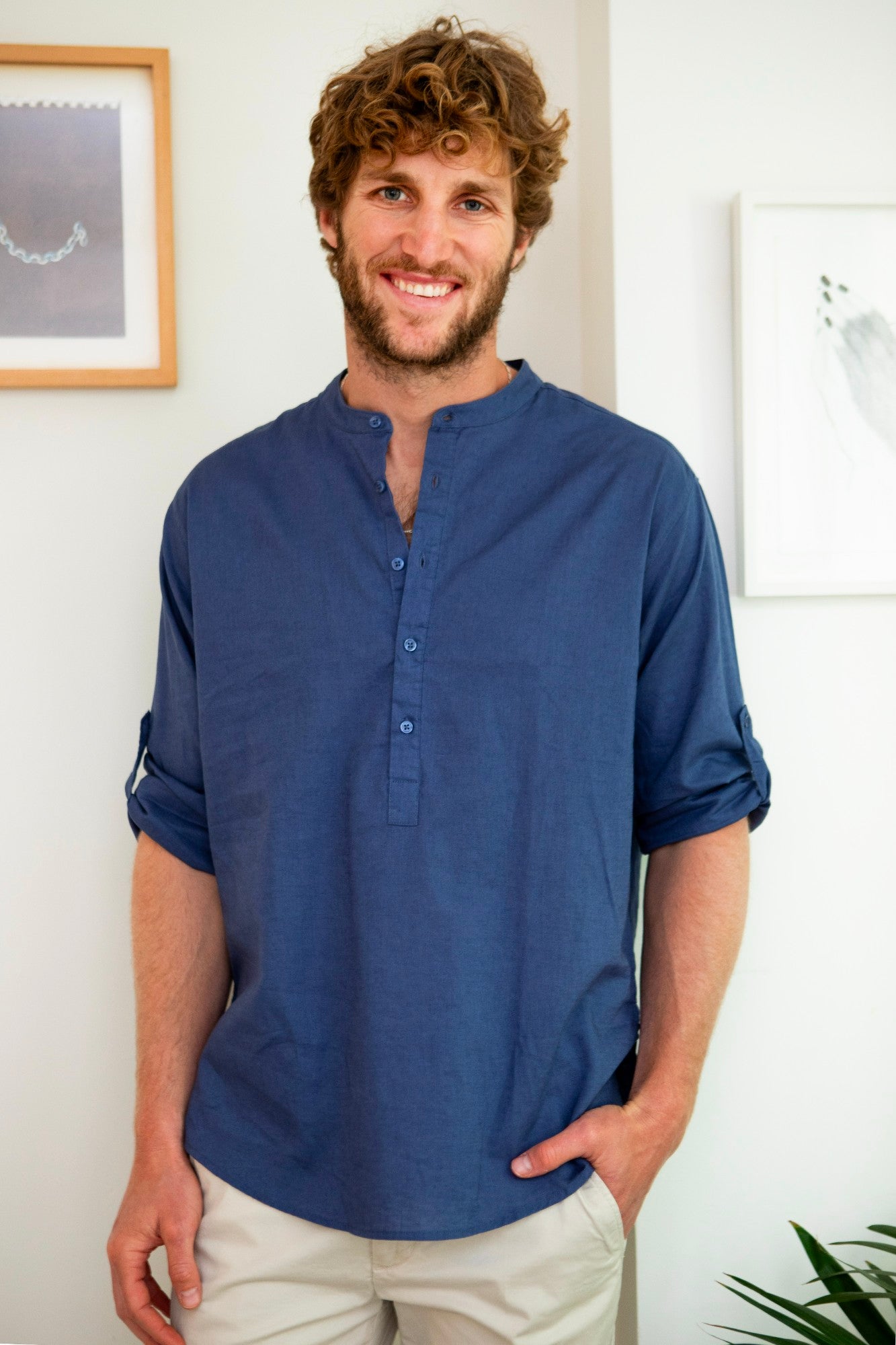 חולצת UNISEX אביב - נייבי