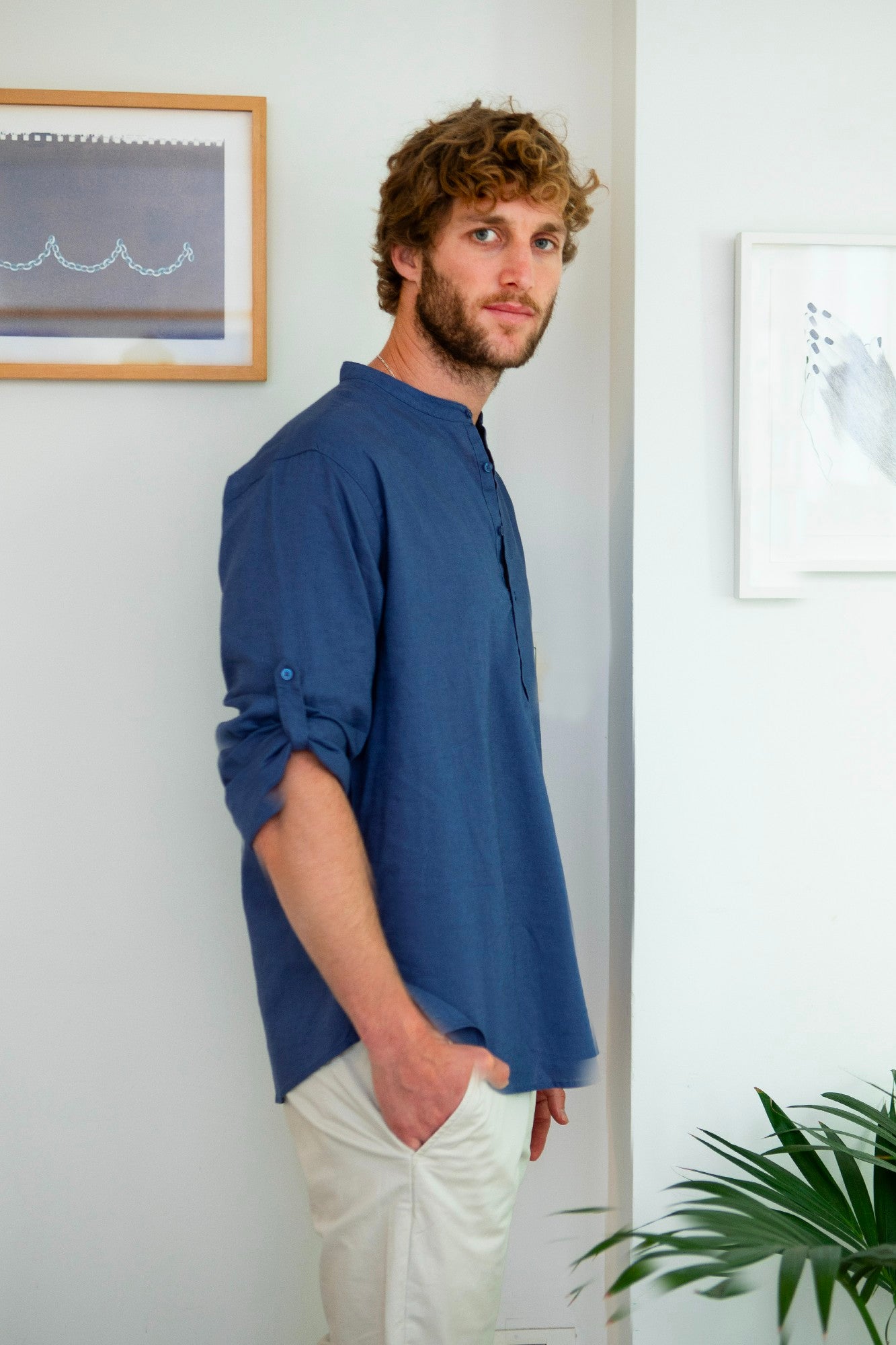 חולצת UNISEX אביב - נייבי