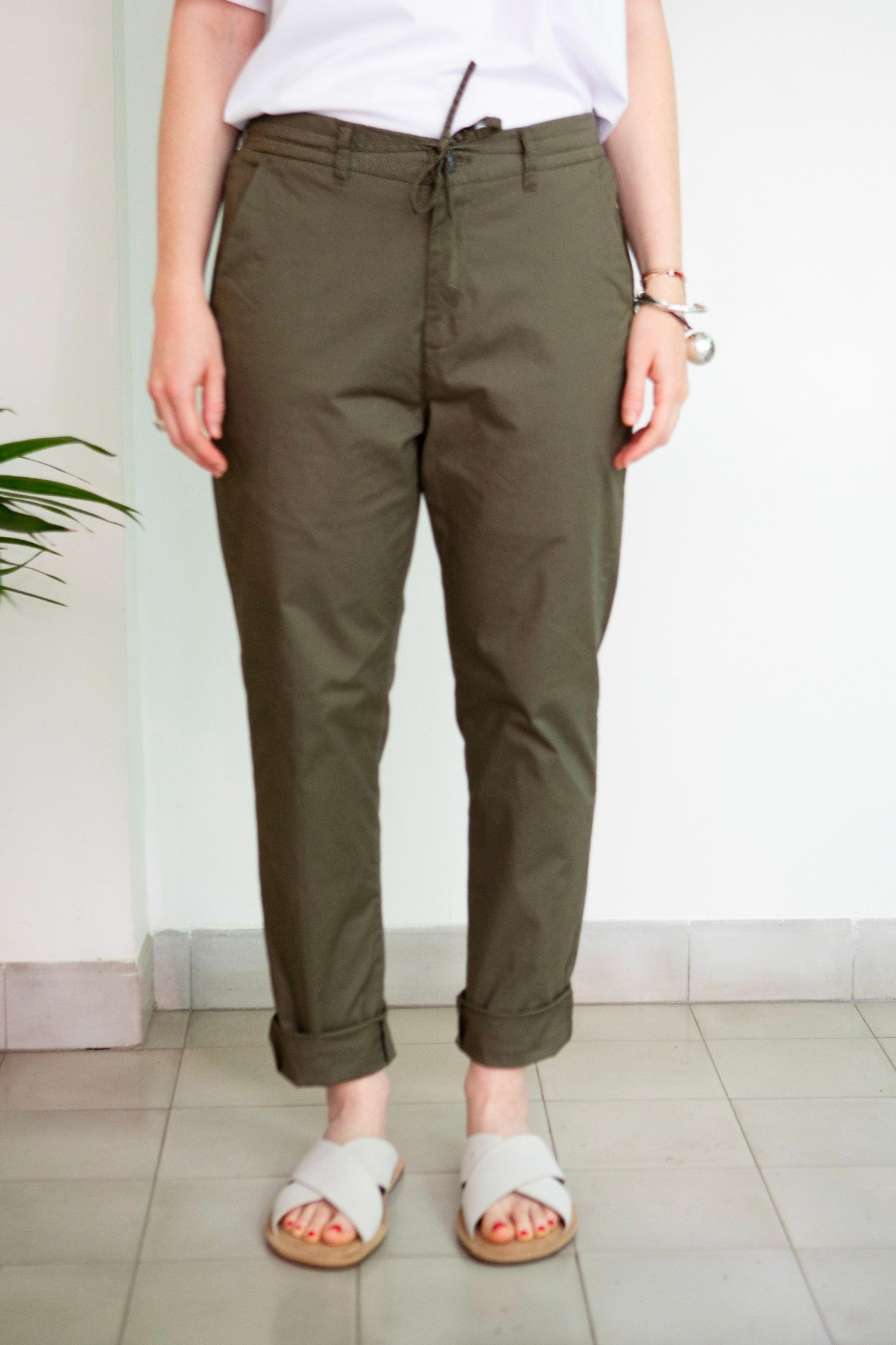 מכנסים UNISEX דגן - זית